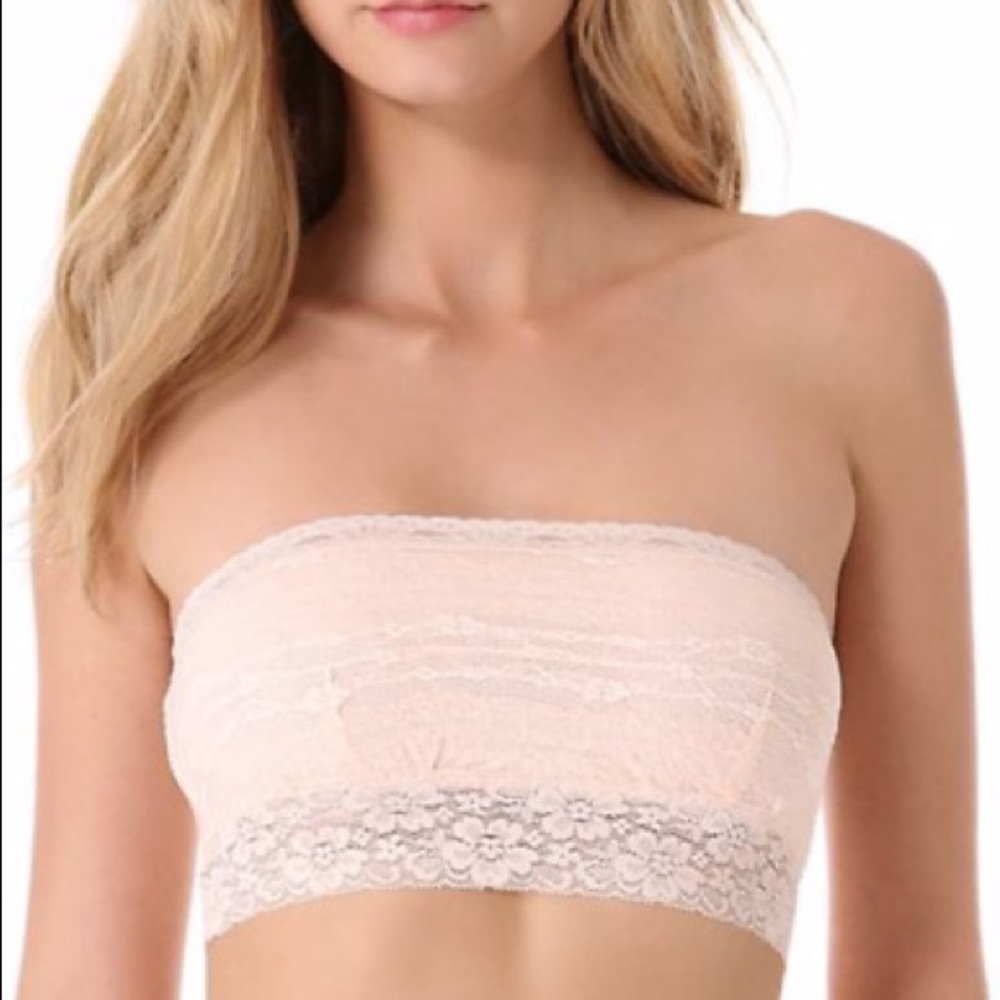 FREE PEOPLE INTIMATELY NWT LACE BANDEAU BRA SZ MED
